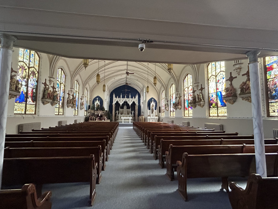 Inside of Immaculate Heart Church Photo Courtesy of Steven Walsh