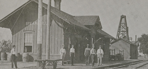 A photo of the Spearville Train Depot. (City of WIndmills)